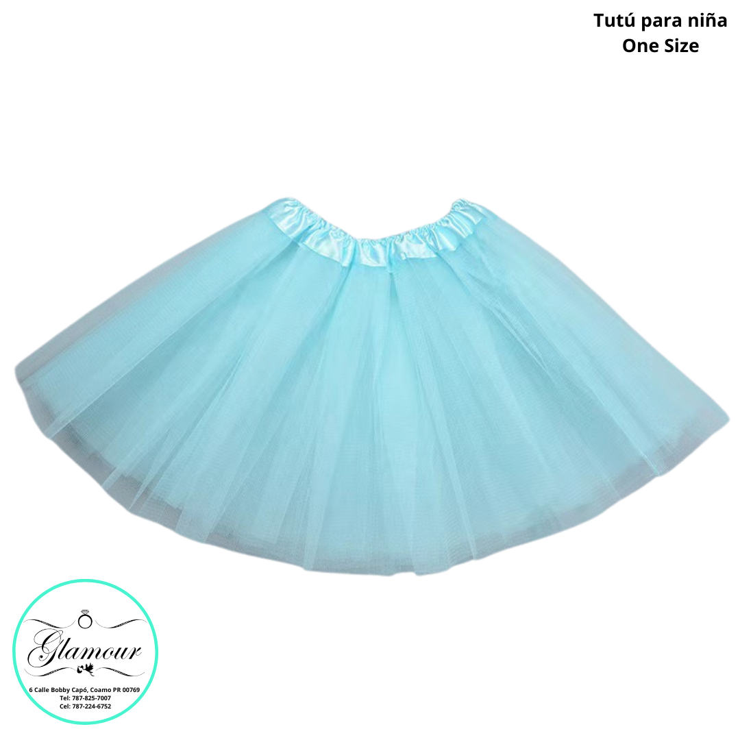 Tutu Azul Claro